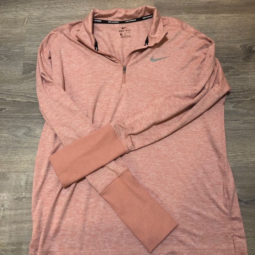 Pink Nike half zip!